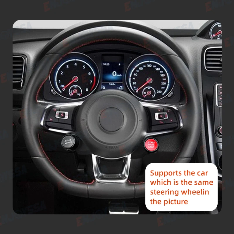 R8 Engine Start Button Drive Select Switch Steering Wheel Smart Key One Button Start for VW Golf 7 6 B8 Tiguan
