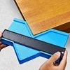 Multifunctional Profile Contour Gauge Woodworking Irregular Shaped Curvature Measuring Ruler Tile Floor Cutting Auxiliary Tool 1