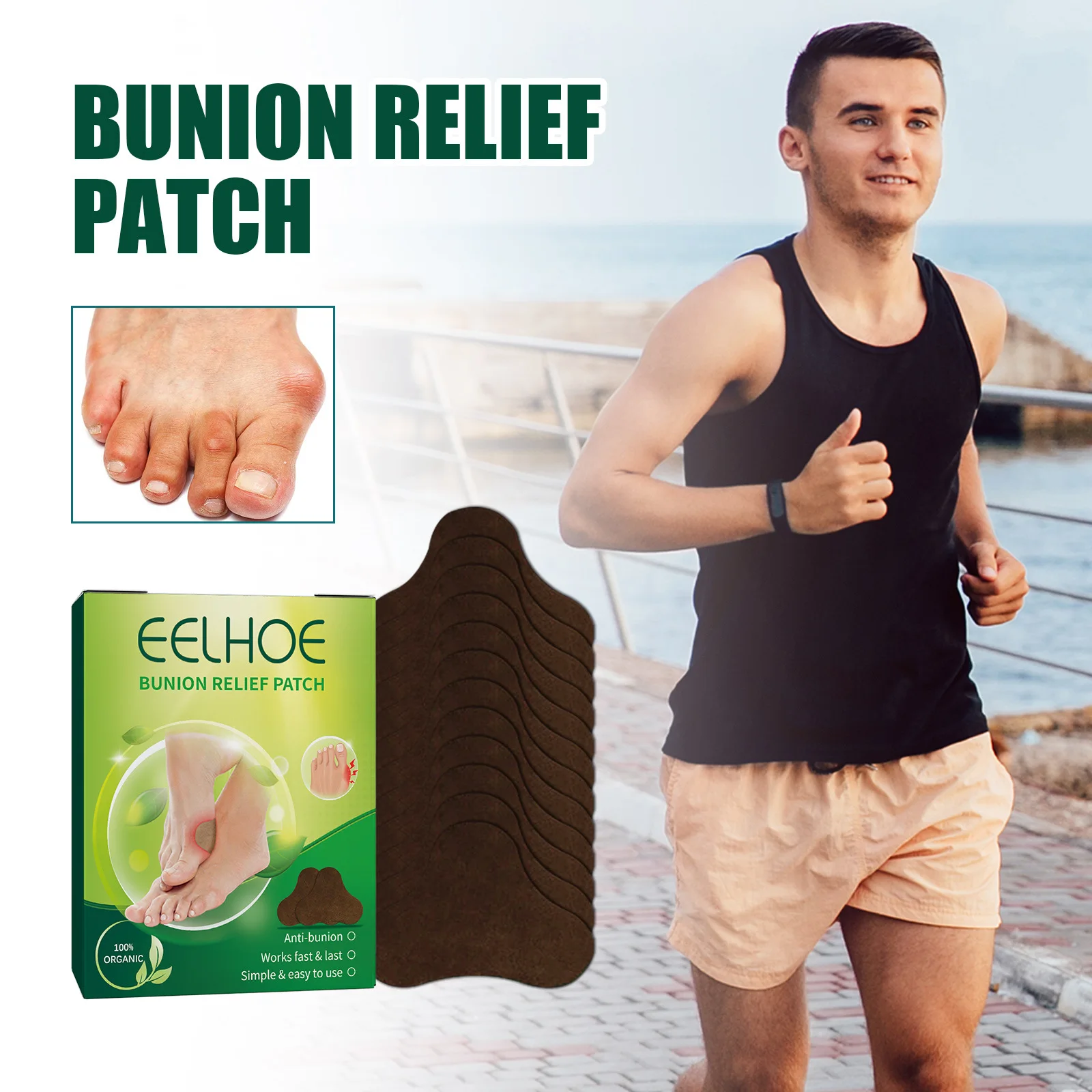 Bunion Analgesic Patch Correct Thumb Joint Gout Treatment Toe Swell Relief Anti Inflammation Hallux Valgus Orthopedic Sticker