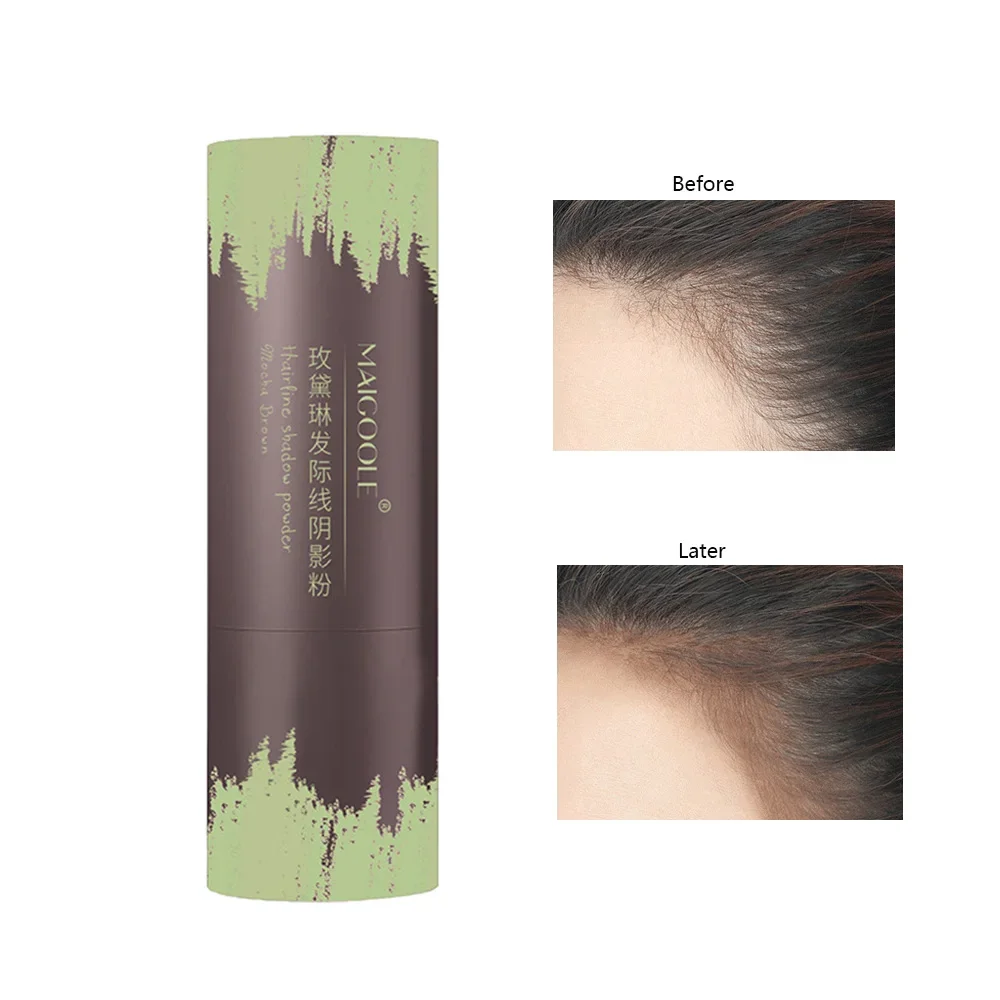 Water Proof hair line powder Edge control Hair Line Shadow Makeup Concealer Root Cover Up Unisex Instantly