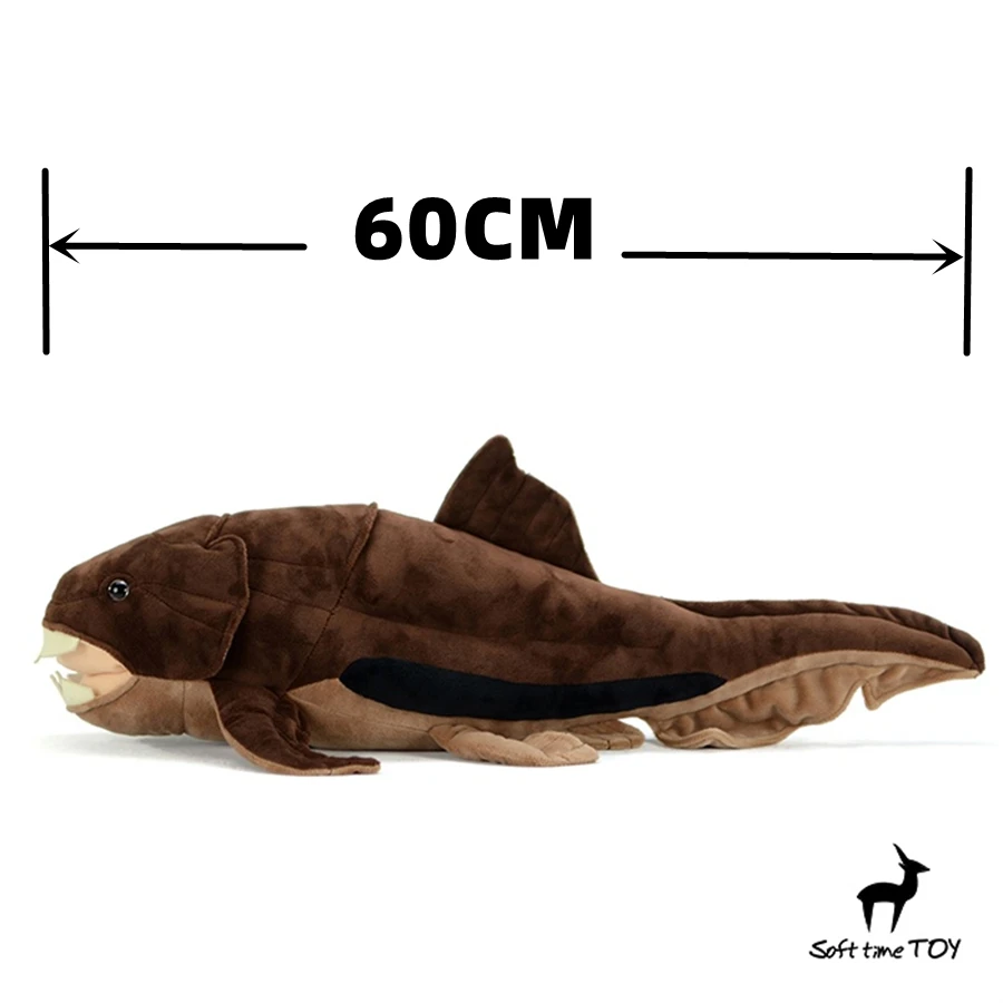 Dunkleosteus Terrelli High Fidelity Anime Cute Plushie Fish Plush Toys Lifelike Archaic Animals Simulation Stuffed Doll Toy Kid 2