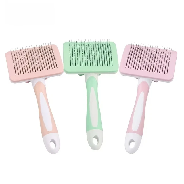 1pcs Pet Hair Removal Comb Undercoat Hair Removal Slicker Brush For Dog And Cat Grooming Tool 2
