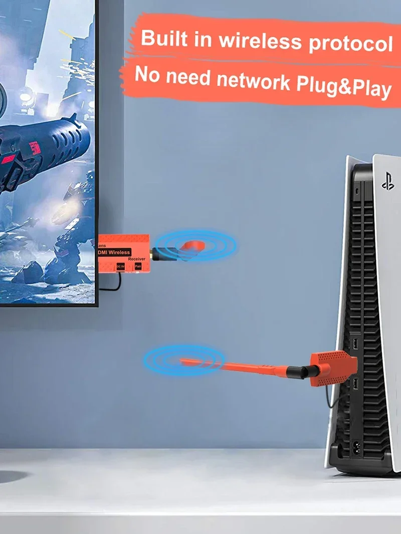 150m Wireless HDMI Extender 100m Video Transmitter and Receiver 50m Wireless Dis