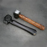 Skull Hand Carved Hammer Decoration Luxury Gift Outdoor Camping Collectible EDC Hand Tools Soul Mountain 2