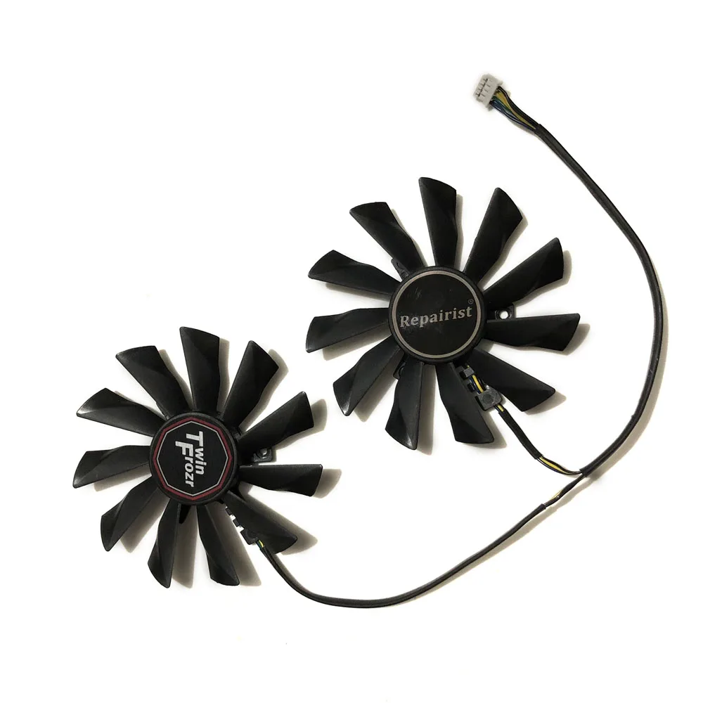 1Set Pld10010B/S12Hh Gpu Cooler Ventola Della Scheda Grafica Per Msi R9 290X/280X/270X/260X Gtx 750 760 770 780 Twin Frozr Iv Sostituire