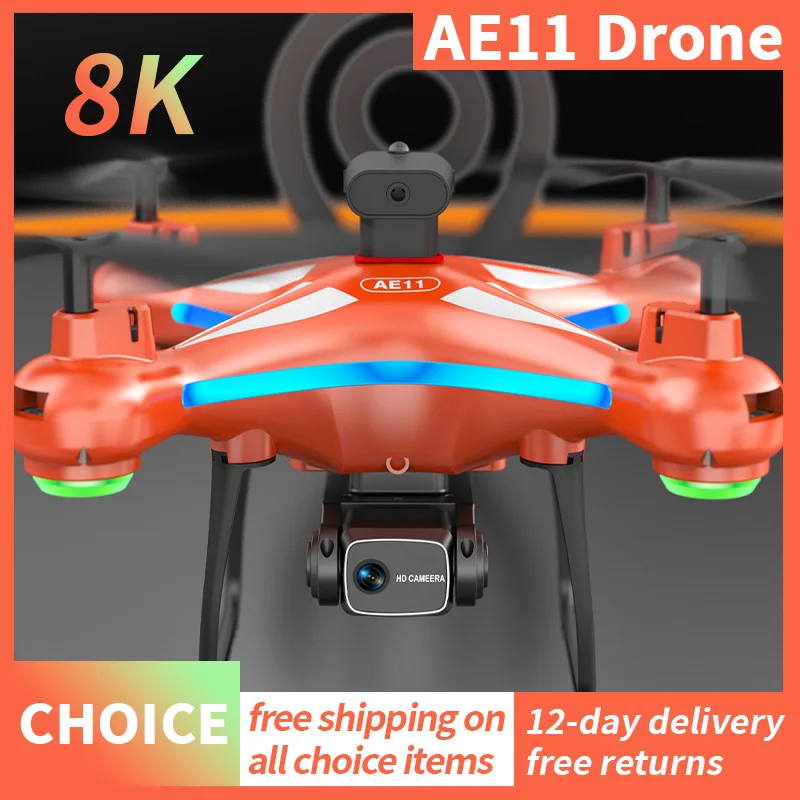 

NEW AE11 Drone 2.4G Professional 8K Dual Camera One Key Return ESC Obstacle Avoidance Optical Flow Positioning Wifi FPV RC 3000M