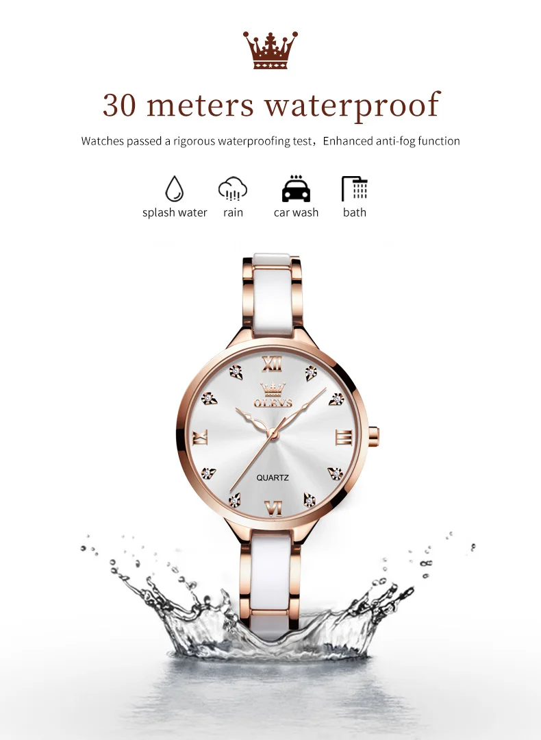 Orologio da donna OLEVS 5872 - Vista dall'alto
