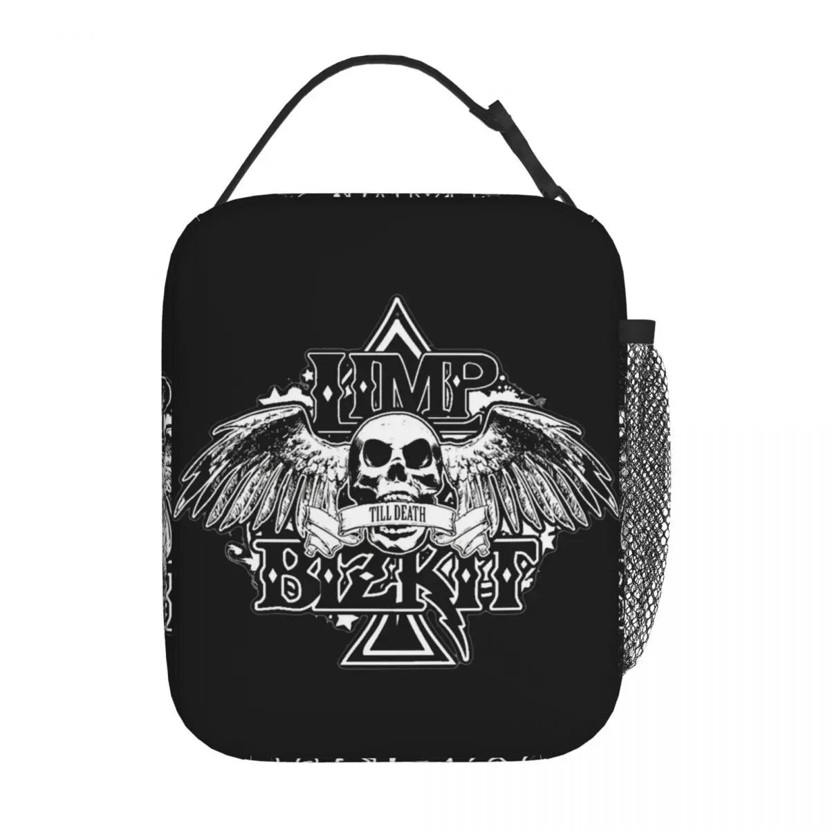 

Limp Bizkit Rap Rock Band Product Insulated Lunch Tote Bag For Travel Food Storage Bag Reusable Thermal Cooler Lunch Boxes