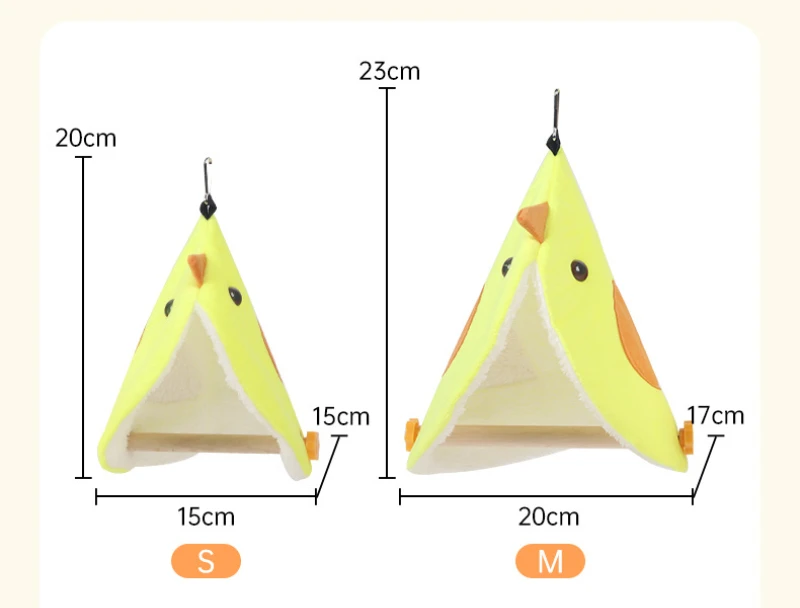 Pet Sleeping Bed,Bird Cage Accessories,Bird House,Bird Toys,Bird Nest,Bird Sleeping Bed,Bird Egg Nest Birds Parrot Nest Soft Plush Bird Parrot Hammock Parakeet Hanging Bed House Cave Cage Hut Tent Toy Bird Cage Accessories