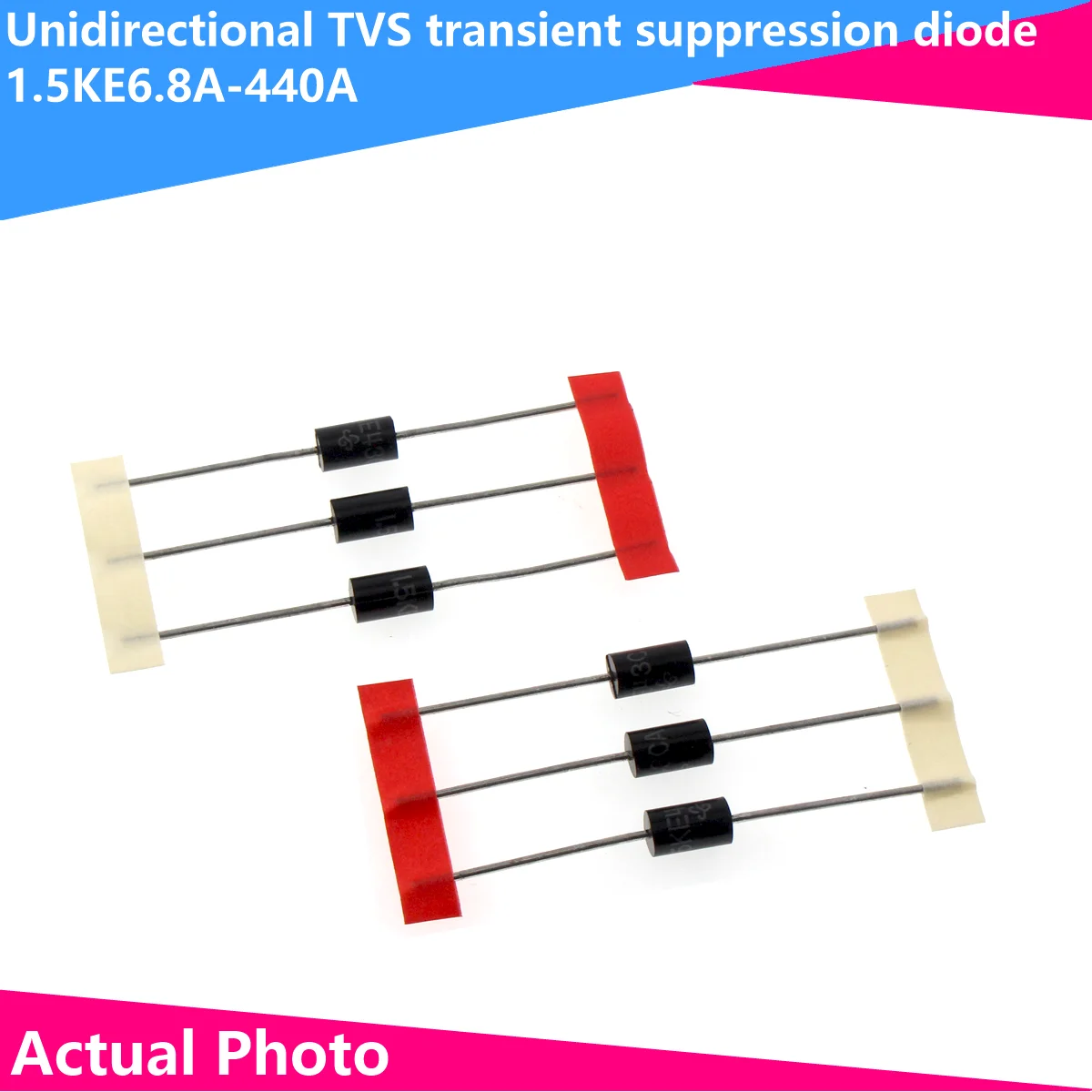 20PCS 1.5KE6.8CA/7.5CA/9.1CA/12CA/15CA/18CA/24CA/33CA/36CA/39CA/47CA-440CA Unidirectional TVS transient suppression diode