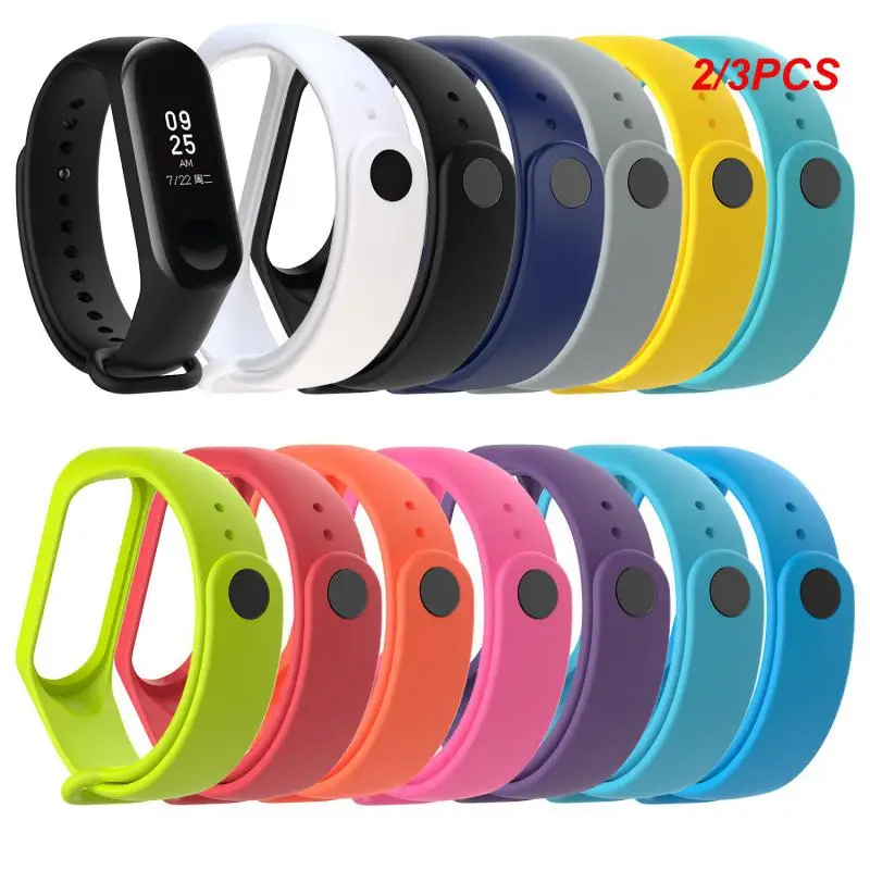 

2/3 шт., силиконовый сменный Браслет для Mi Band 4 3
