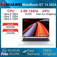 2024 HUAWEI MateBook GT 14 Laptop Ultra 9-185H/Ultra 7-155/Ultra 5-125 Notebook 14.2-inch 2.8K OLED Touchscreen 140W Hi GT Cube 1