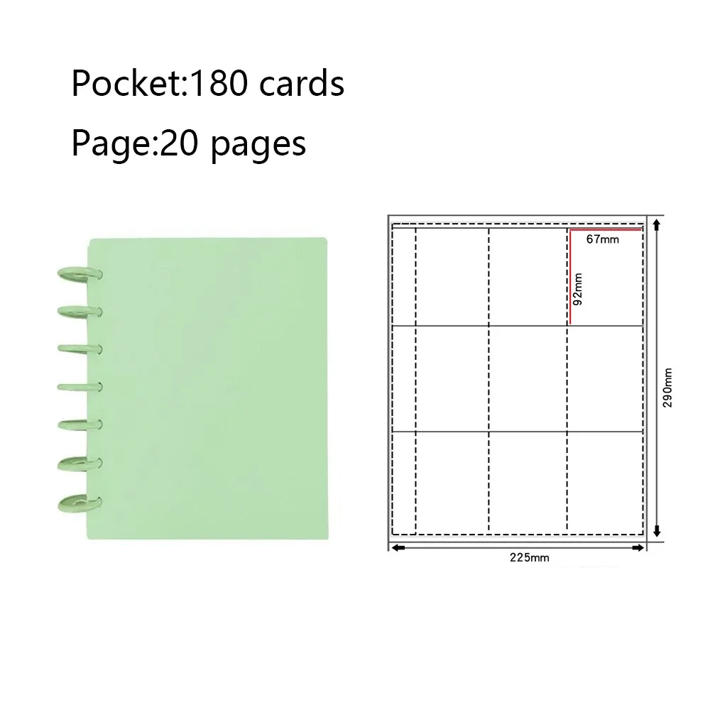 Stylish Multi-Pocket Photo Album & Card Holder Binder
