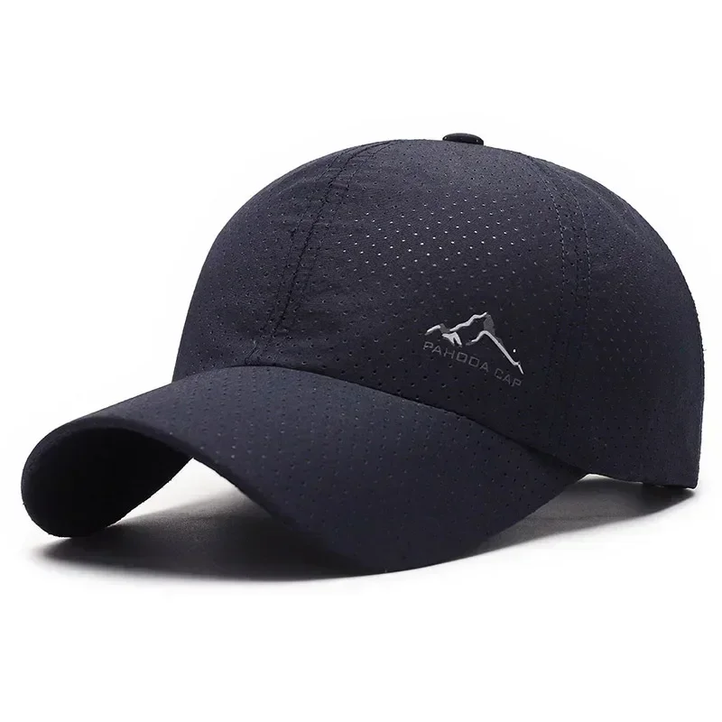 Summer Breathable Mesh Quick Drying Men Women's Baseball Cap Outdoor Sports Travel Fishing Climbing Cycling Runnning Hat sports caps baseball hat fishing hat