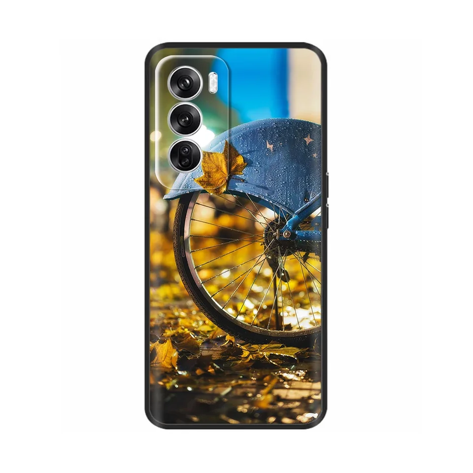GOGME Cover per OPPO Reno 12 Pro 5G/ Reno12 Pro 5G, Colore Gradiente Custodia Silicone TPU Morbido Paraurti Antiurto Anti-Graffio Resistente Trasparente Custodia (Rosa/Verde