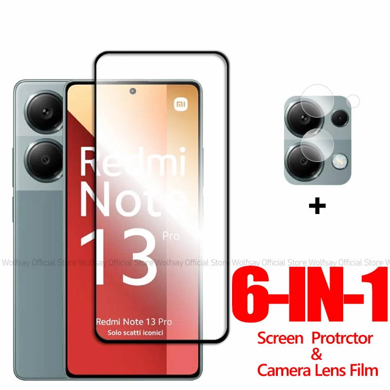 

Полностью клеевое стекло для Xiaomi Redmi Note 13 Pro 4G защита экрана Xiaomi Redmi Note 13 Pro 4G Закаленное стекло Защитная пленка для телефона