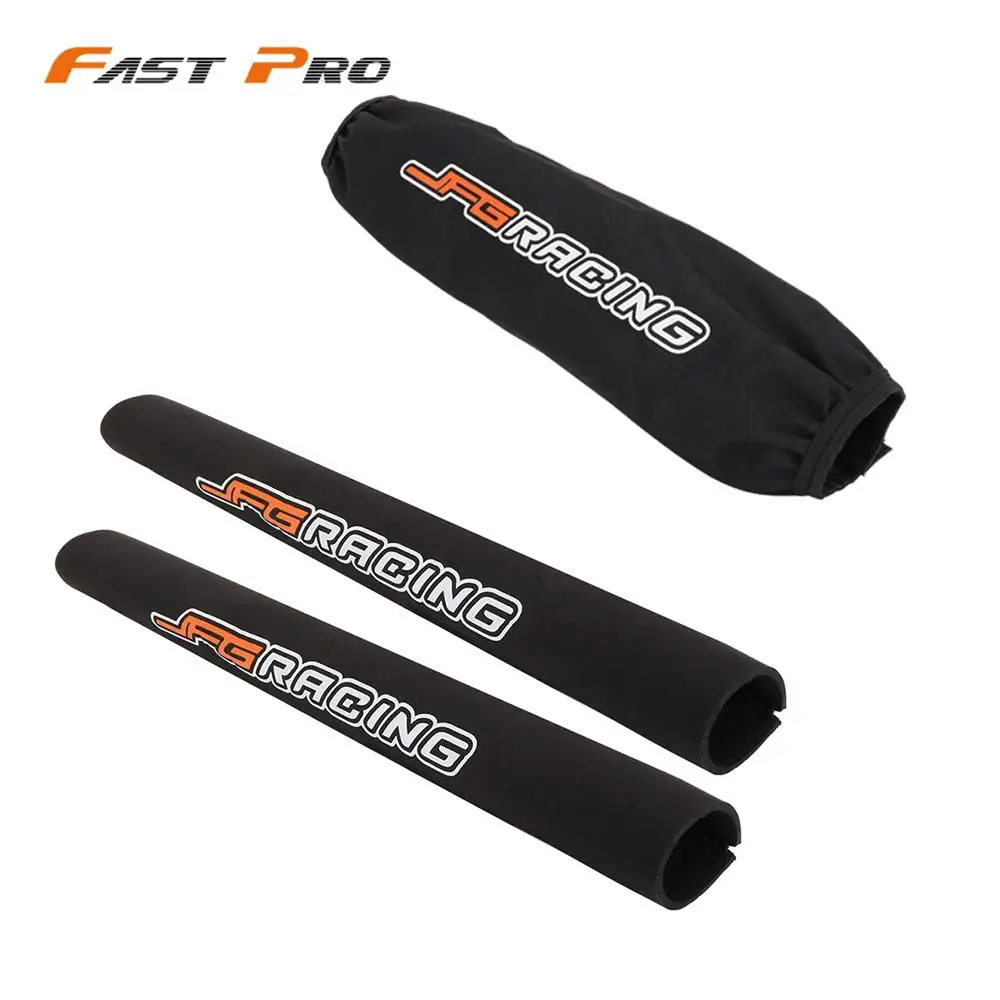 

For KTM HONDA KAWASAKI SUZUKI YAMAHA Motorcycle Front Fork Protector Shock Absorber Guard Wrap Cover Skin Universal