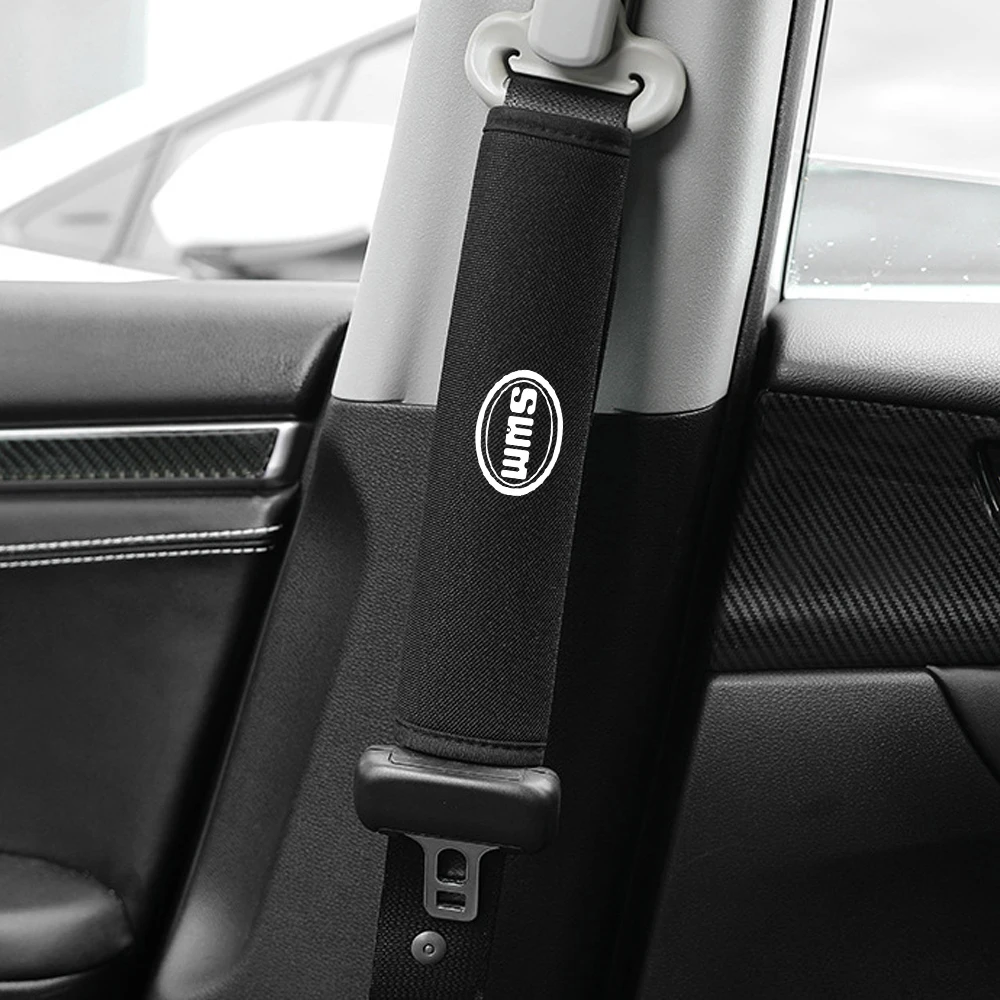 1 Pair Breathable Ice Silk Car Seat Belt Pads Cover For SWM G01 G05 Swm X3 X7 EROE X2 G01F G03F Shineray Accessories