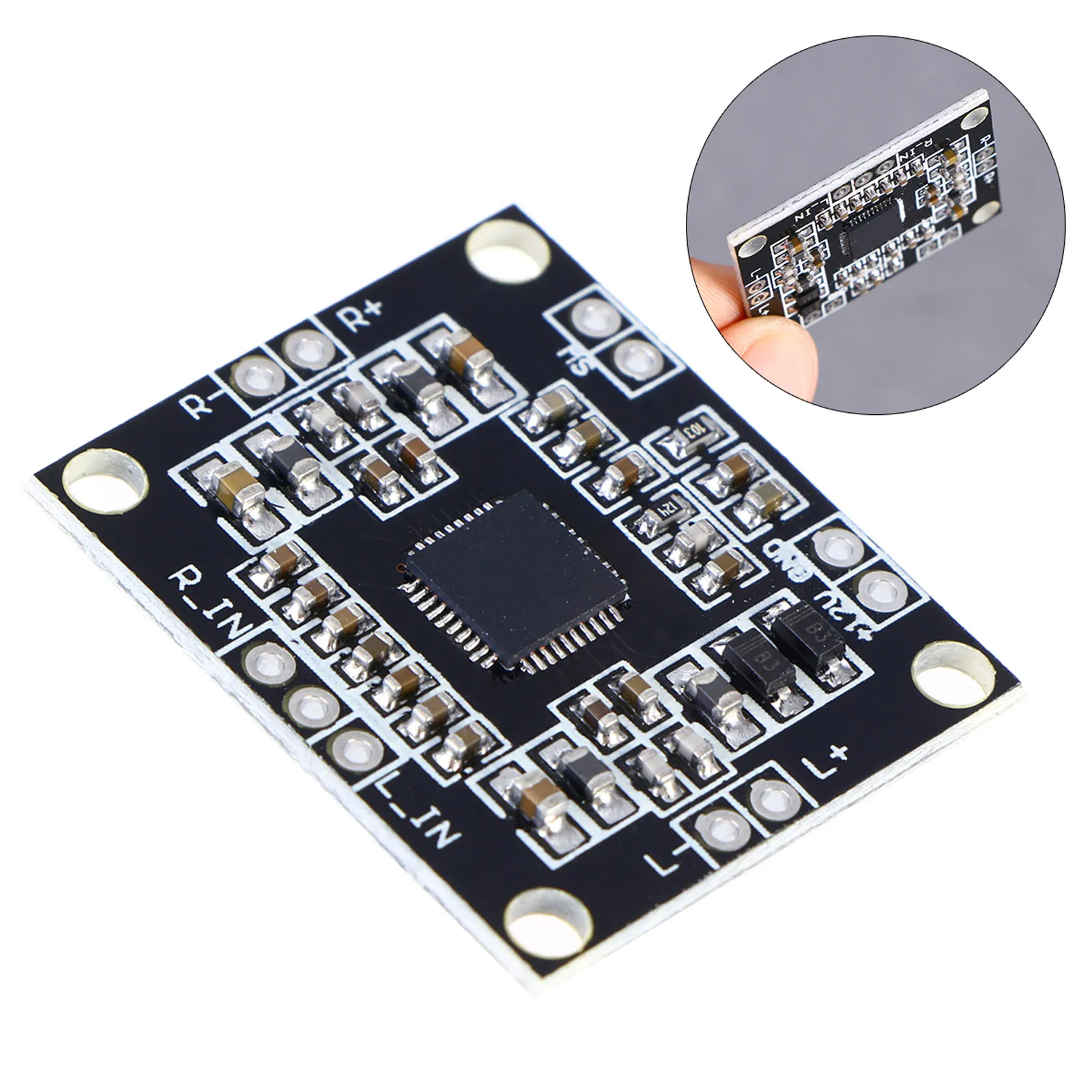Pam8610 듀얼 채널 10W 스테레오 전력 증폭기 보드 31x25x25mm Dc 6-15V 4-8용 고효율 디지털 오디오 증폭기 모듈