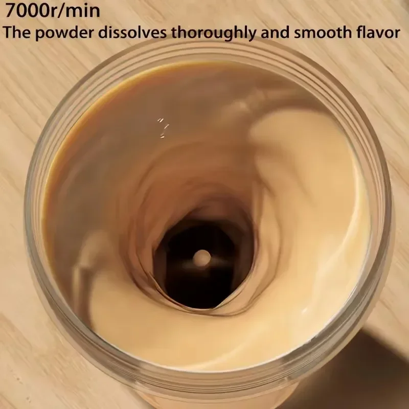 1pc Electric Protein Shaker Bottle-USB Rechargeable Blender, 450ml Multipurpose Mixer Cup for Fitness Enthusiasts