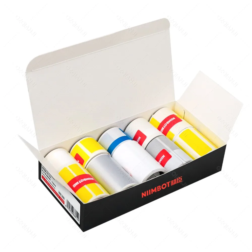 10Rolls for Niimbot M2 M3 Transfer Printer Outdoor Industry Label Cable Sticker Waterproof Freezing-resistant Sunproof Paper