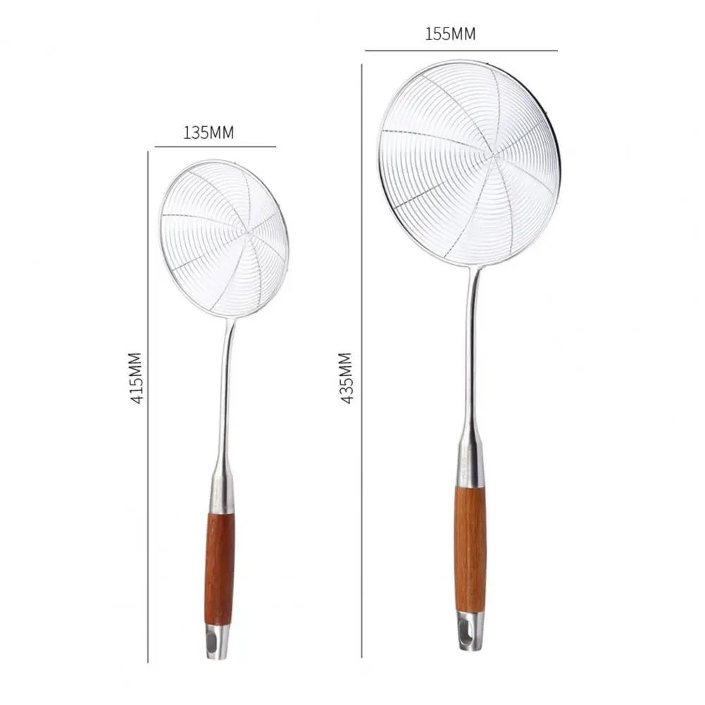 Modern Skimmer Ladle Long Handle Cooking Skimmer Hanging Hole Design Food Grade Anti-stick Cooking Skimmer Spoon