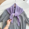 British Korean Triangle Scarf  Niche Wool  Triangular Scarf Women Headscarf Knitted Scarf Multi-functional Warm Knitted Scarf 5