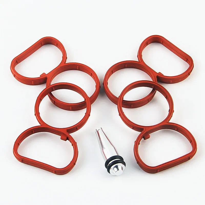 Intake Swirl Flap Delete Blank Plug Bung Metal Manifold Gaskets Removal Repair Kit for BMW N47 2.0 DISEL Engine