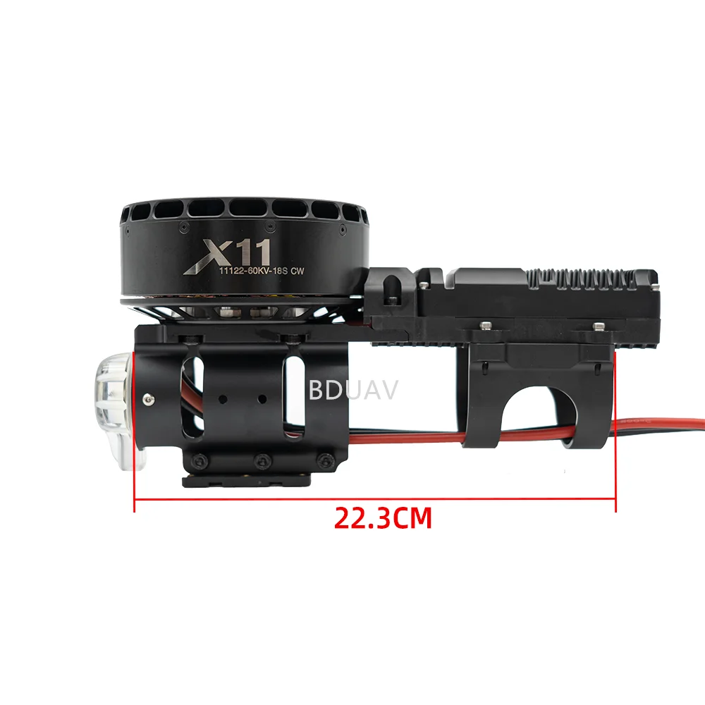 Hobbywing X11 MAX Motor, it is able to output an operating status data to the flignt controller in