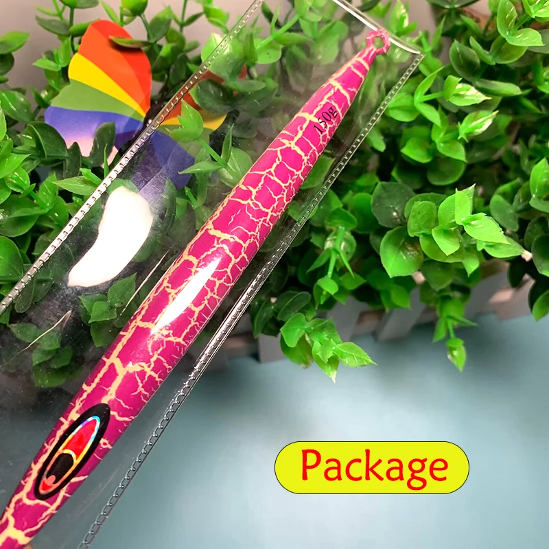 Testar 야광 금속 지그 낚시 루어, 80g, 100g, 150g, 200g, 250g, 500g 속도, 깊은 고속 지깅, 참치 페스카용 인공 하드 미끼