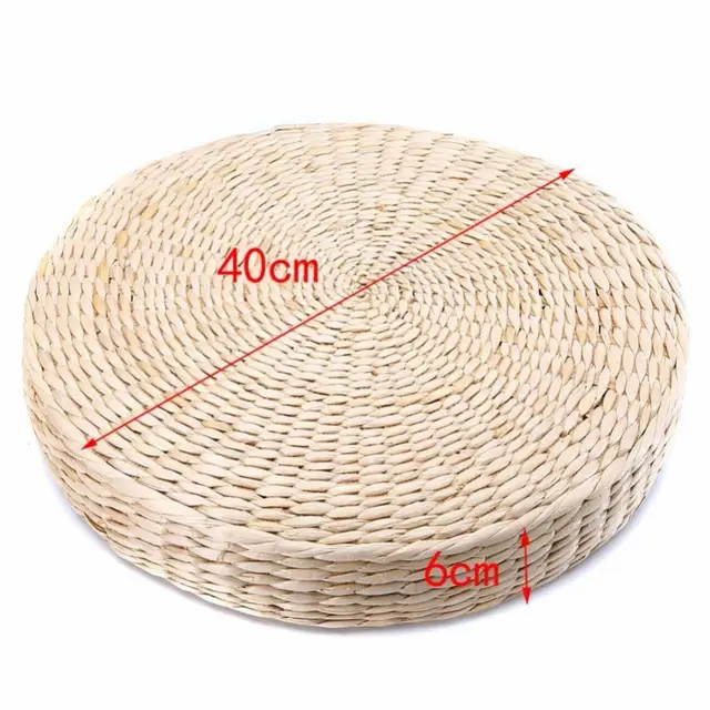 Straw Pillow Japanese Style Tatami Cushion