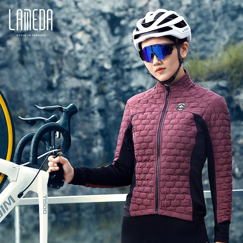 Cycling Jacket LAMEDA Biker Jacket Men and Women Bike Cycling Jacket Autumn Winter Windproof Warm Cycling Men's Cotton