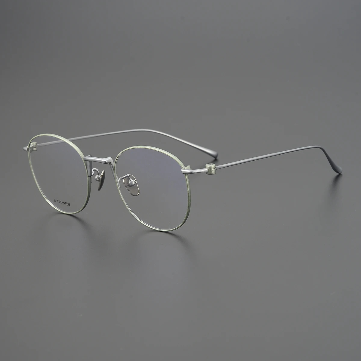 

Vintage Pure Titanium Eyeglasses Frame Men Round 2023 New Myopia Prescription Optical Glasses Women Korea Luxury Brand Eyewear