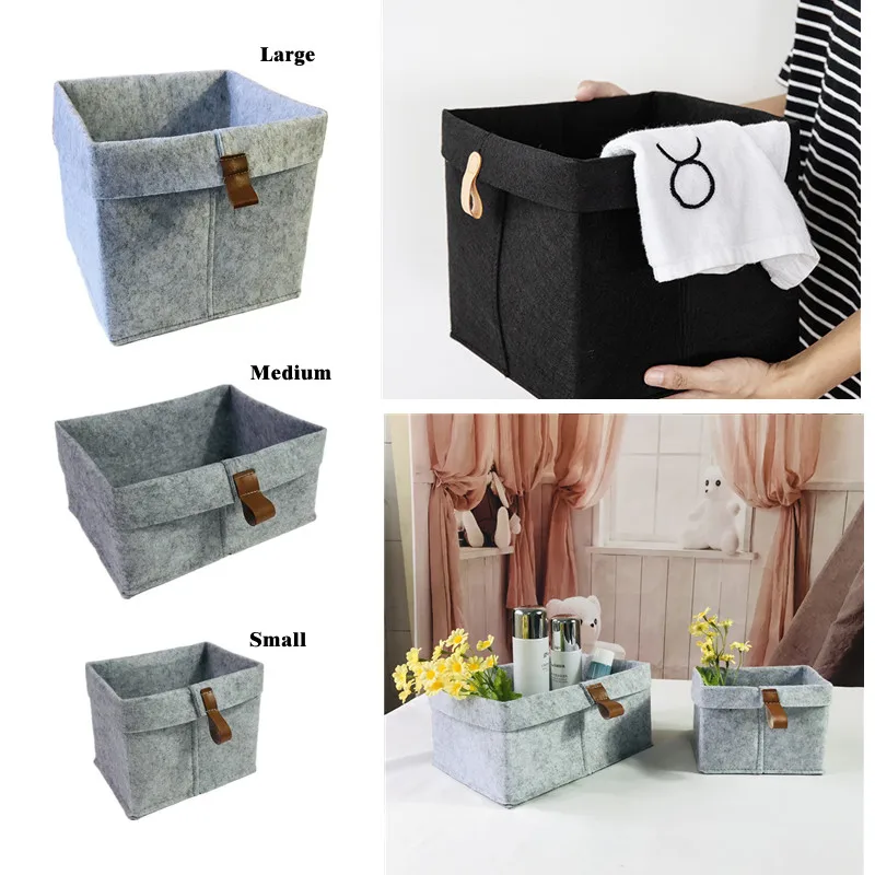 cajas de almacenamiento de tela con asas, cajas organizadoras con  tapa,cestas de lino cubo para el hogar, dormitorio, armario, oficina,  guardería, . (40*28*26cm, gris+gris)