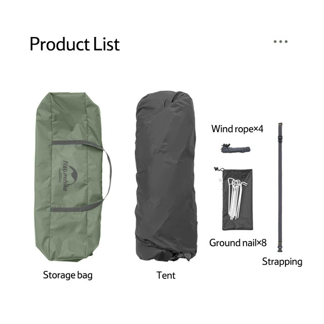 Tenda Da Campeggio Naturehike 4-6 Persone - Impermeabile, 3 Stagioni, Cupola, Leggera Per Trekking E Famiglie - Foto 10