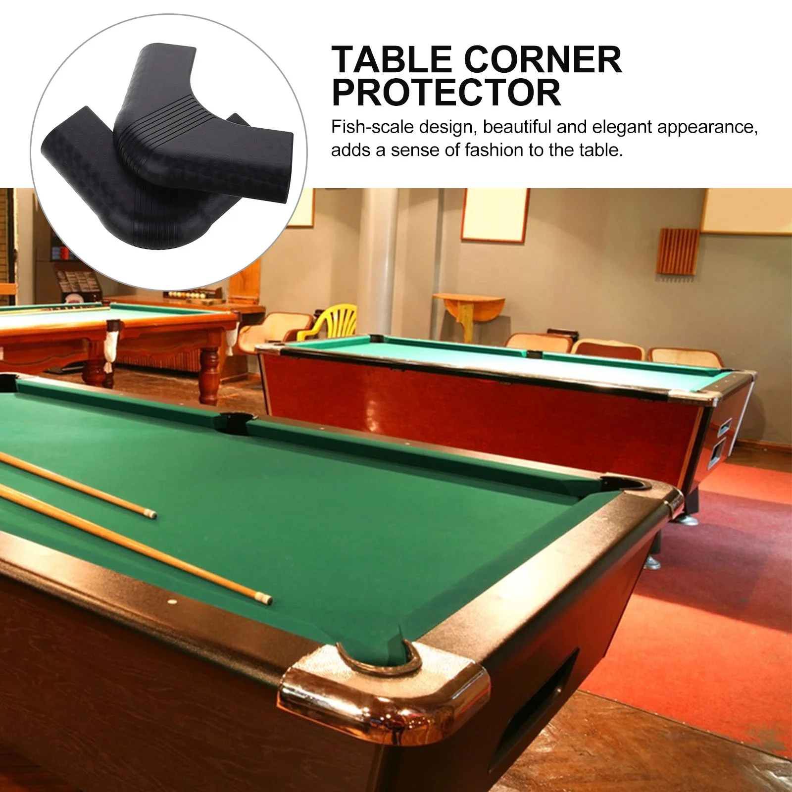 2Pcs Durable Nylon Corner Protectors Billiard Table Guard Furniture Accessories Pool Table Covers Snooker Entertainment