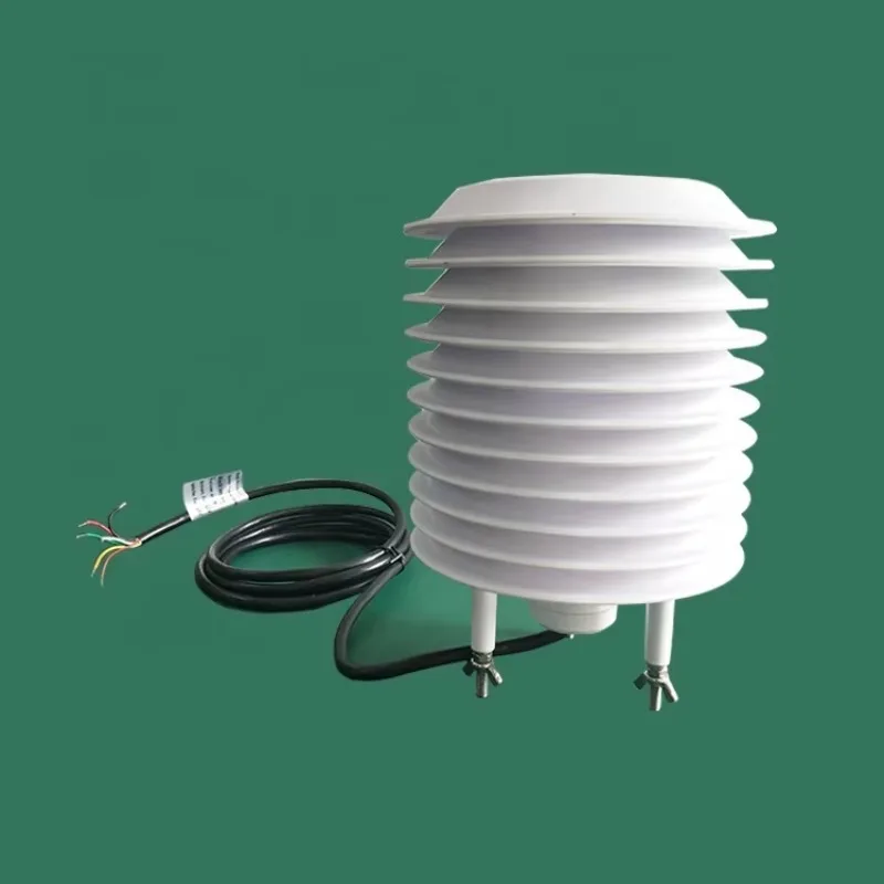 2025 Cool9-30V 입력 아날로그 4-20mA 및 디지털 RS485 Modbus 출력 공기 온도 습도 센서 (태양광 방사선 차폐 포함)