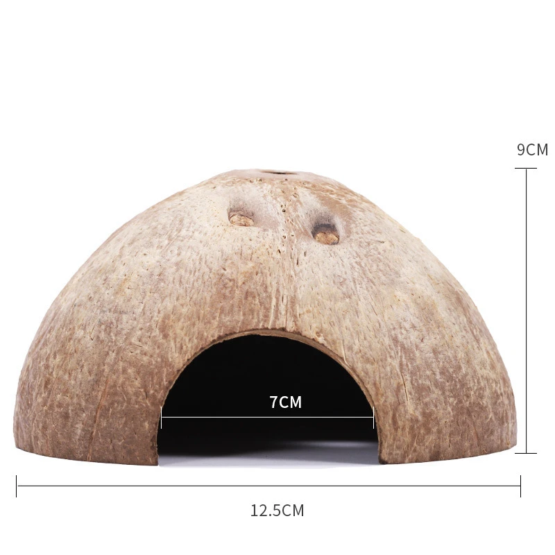 Coconut Reptile Hiding Cave 6