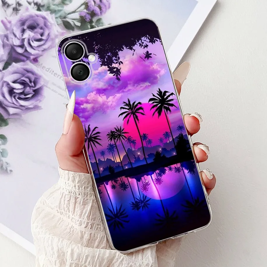 Floral Love Heart Soft Silicone Phone Case - Elegant TPU Cover