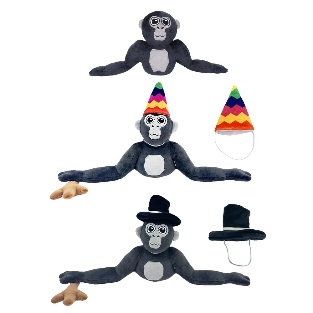 

Аниме плюшевая игрушка Gorilla Tag Monke, плюшевые игрушки, мягкие животные, мягкие плюшевые подарки для детей, кукла на день рождения