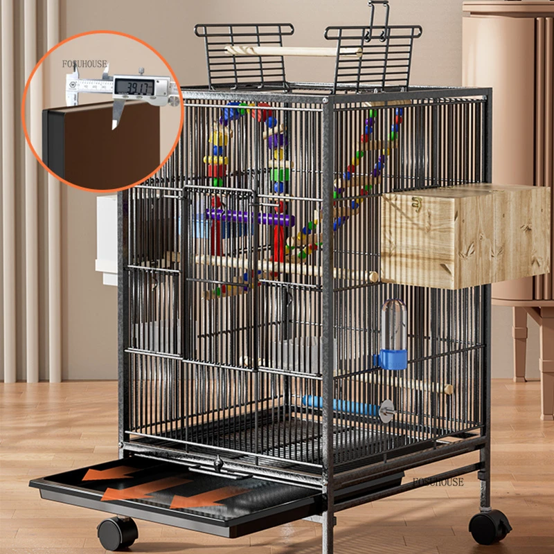Picture of Why This Wide Bird Cage Is the Best Choice for Large Parrots and Multi ...