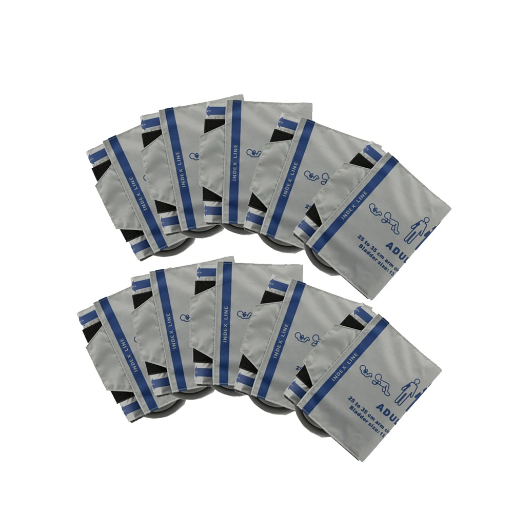 

10 Pcs Adult Size Reusable NIBP Blood Pressure Cuff for Mindray Patient Monitor Compatible