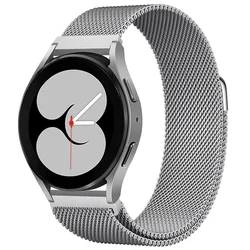Premium Milanese Loop Watch Strap - Stainless Steel Mesh Bracelet for 22mm (Silver)