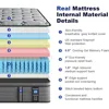 12 Inch Mattress, Medium Firm Hybrid Mattress in a Box, Pressure Relief Memory Foam, Breathable Knitted Cover 2