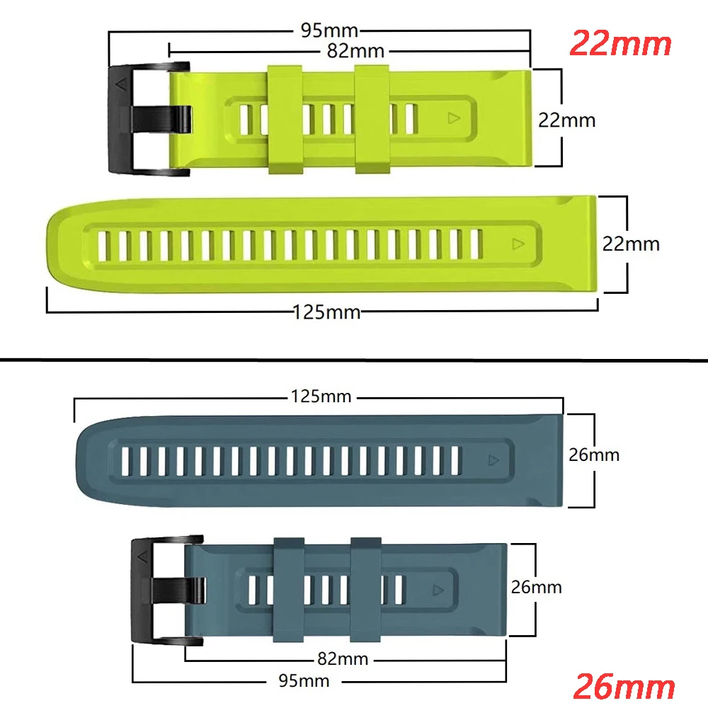 Ǹ   ð Ʈ, Garmin Fenix 7 7X 6 6X Pro 5 5X Plus , Enduro MK1 MK2i  ׼, 22mm, 26mm