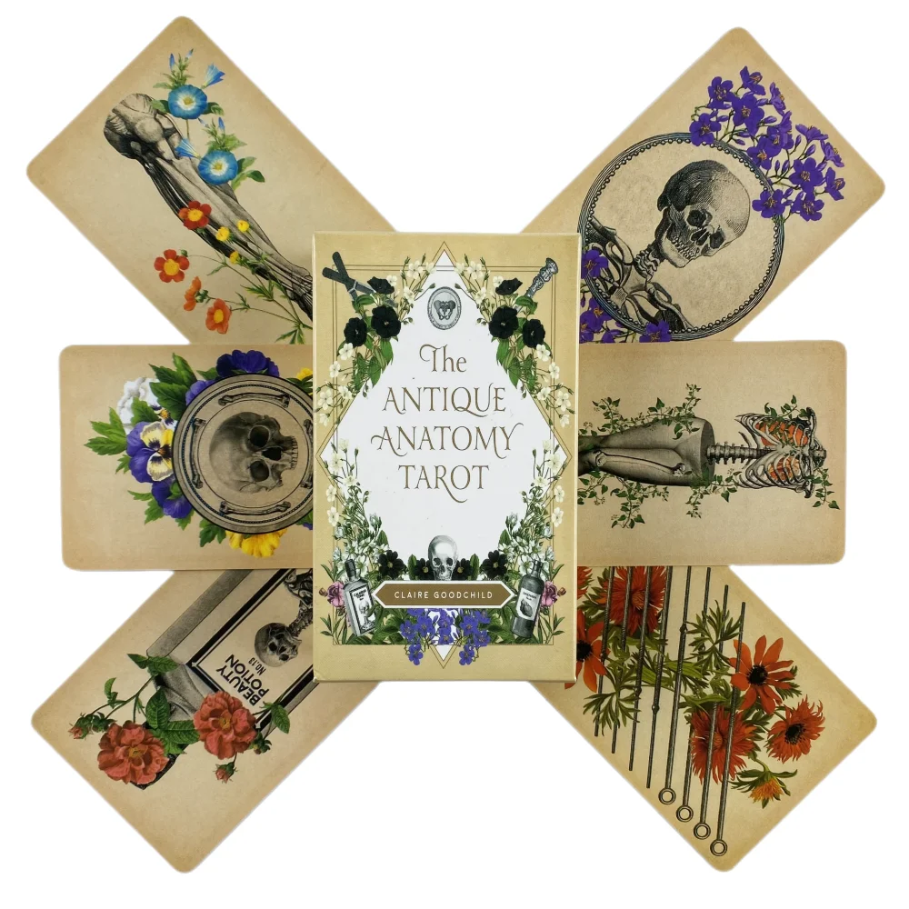 The Antique Anatomy Tarot Cards Deck Full English Oracle Divination Fate Family Party Board Game 4
