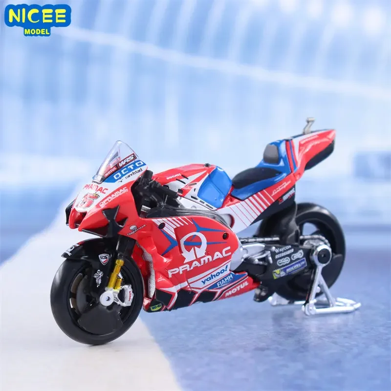 

Модель мотоцикла Maisto 1:18 2021 DUCATI Desmosedici GP из сплава, Коллекционная модель для взрослых, декоративные подарки, игрушки B732
