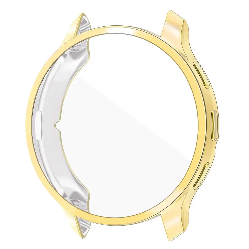 Soft TPU All-Around Protective Smartwatch Case with Anti-Scratch Screen Cover