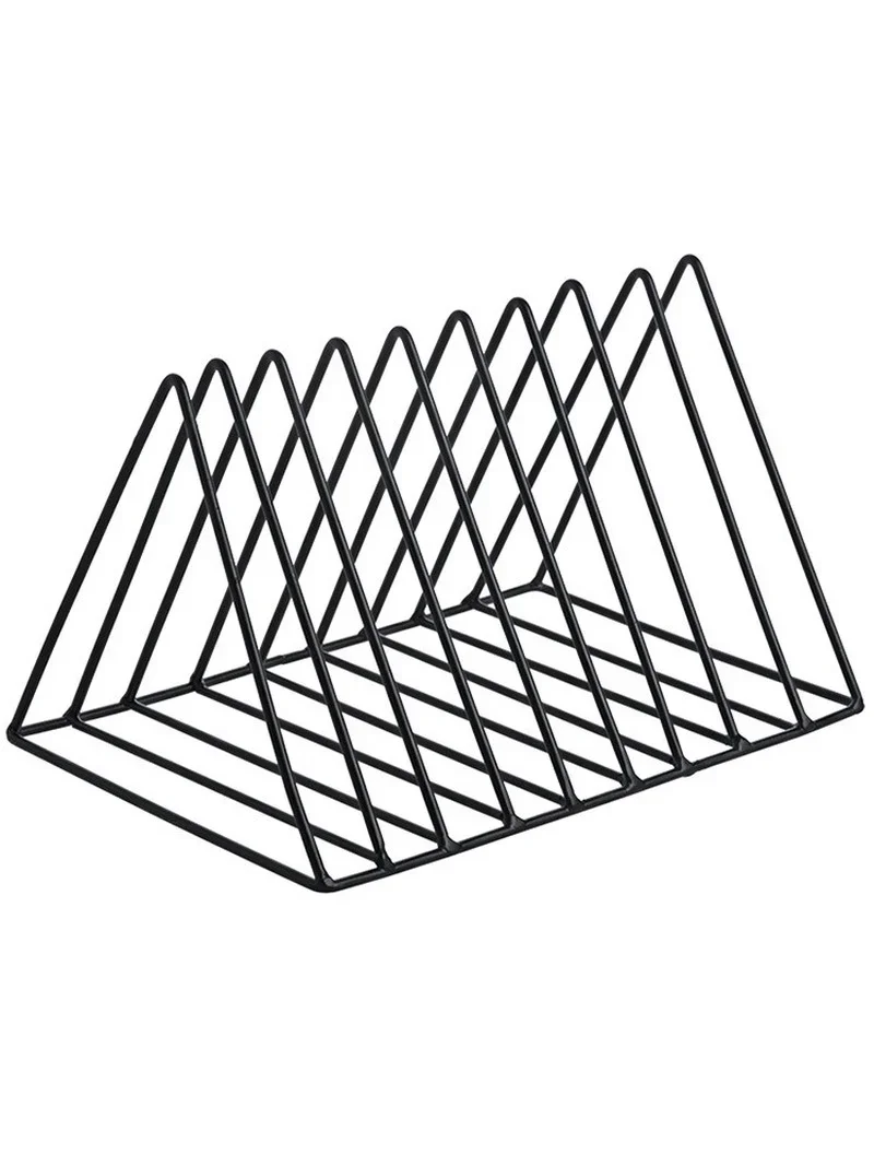 

Книжная полка Magzine треугольной формы, креативный Железный Держатель для записей, скандинавский кованый органайзер для хранения