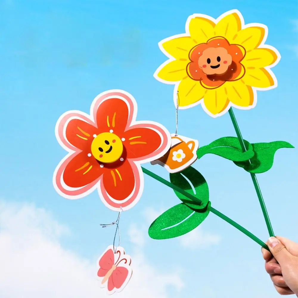 

Thank You Kids Flower Shape Blessing Flowers Bouquet Materials DIY Handmade Materials Handcraft Postcard Mother's Day Card